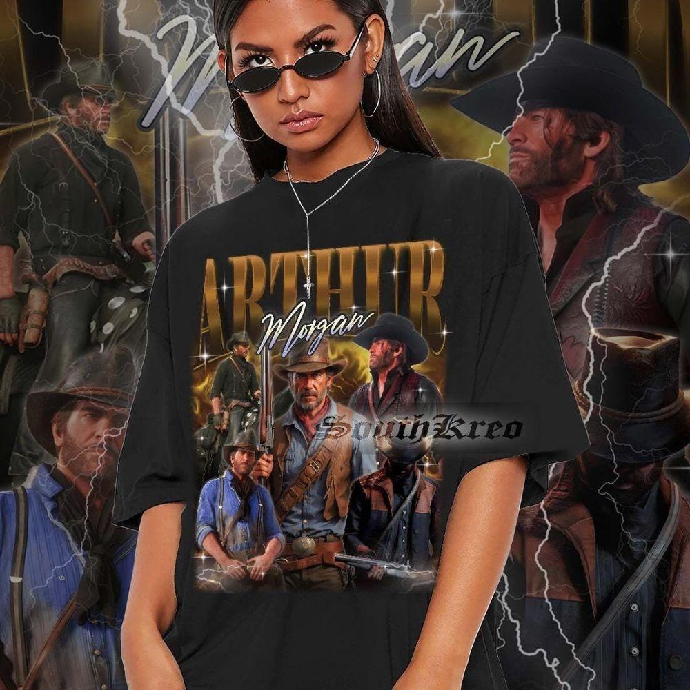Retro Arthur Morgan Rdr2 Vuitino Shirt